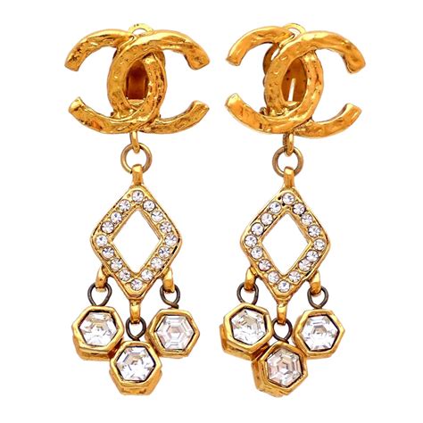 chanel fashion jewelry earrings|Chanel earrings real.